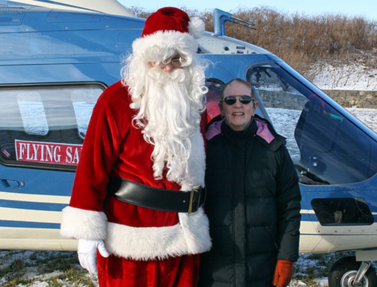 Nancy H. Marshall and Flying Santa